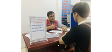 Người khuyết tật tìm việc ở phiên giao dịch việc làm Hà Nội