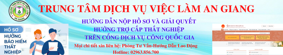 HƯỚNG DẪN NỘP HỒ SƠ VÀ GIẢI QUYẾT HƯỞNG TRỢ CẤP THẤT NGHIỆP TRÊN DỊCH VỤ CÔNG QUỐC GIA