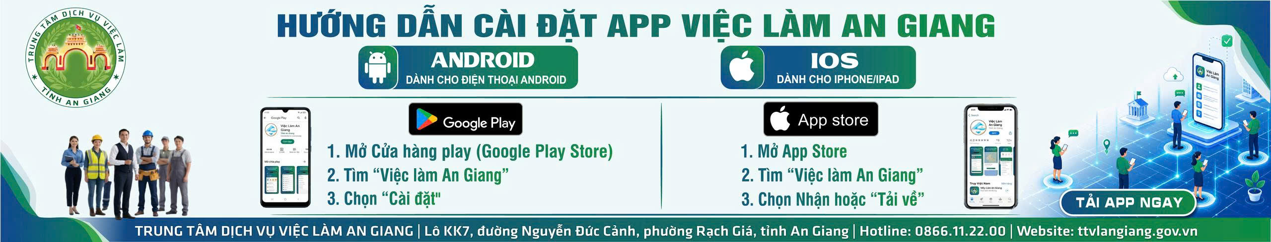 Tải app ứng dụng việc làm An Giang
